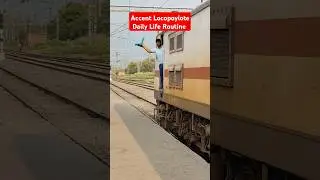 Accent Locopoylote Daily Life Routine & India Most Popular Jobs India Railway Wap7 Exp #vairlshort🇮🇳