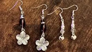 BREAD CHALLENGE 😜 Evening to Dusk Favorite Radical Bead Mix. 2 Pair Of Earrings
