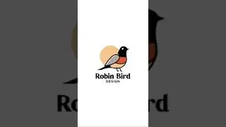 Robin Bird Logo Design Process #logo #logodesign #icon #brand #business #robin #illustration #bird