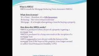 Housing Loan & MRTA vs Life Insurance