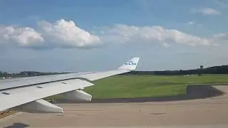 KLM A330 300 takeoff from washington dulles airport