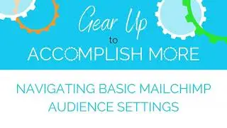 Navigating Basic MailChimp Audience Settings