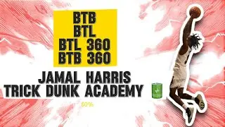 Learn how to trick dunk in just 5 minutes With Jamal Harris !