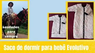 saco para bebê dormir evolutivo/Gláds Bandas, Costurandopano.com
