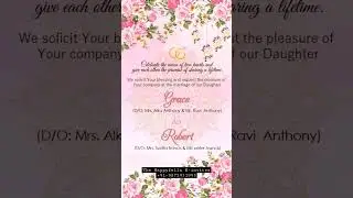 Christian wedding invitation ⭐Get started on digital wedding invite!  #christianweddingcards