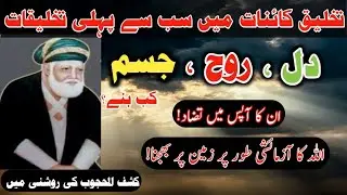 rooh aur jism aur dil | روح ،جسم اور دل | rooh ki takhleek kb howi? | rooh by Kashful Mahjoob