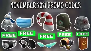 5+ PROMO CODES YOU CAN GET IN ROBLOX THIS NOVEMBER 2021 (FREE ITEMS)