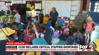 CCSD declares critical staffing shortages