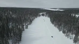 Snowmobiling in Schefferville - Locating Lac Vacher