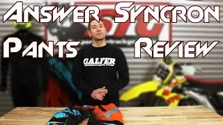 Answer Syncron Pants Review from Sportbiketrackgear.com