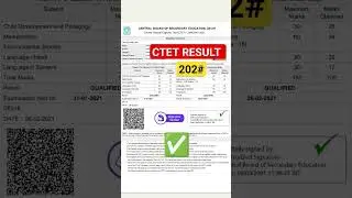CTET RESULT ✅🥰 #ctet #result #ctet2022 #ctet2023 #ram #ssc #2023 #2023shorts #shorts