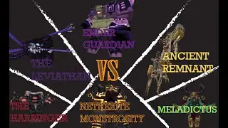 Minecraft Cataclysm Mod 1.20.1 |NETHERITE MONSTROSITY vs ALL BOSSES | (Mob Battle Mod)