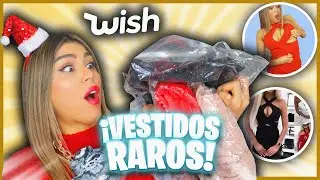 COMPR&Eacute; MI VESTIDO NAVIDE&Ntilde;O EN WISH 😅🎄🎁 HAUL COMPRAS POR INTERNET! -Pautips