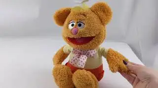 WOCKA WOCKA FOZZIE BEAR Talking & Shaking, Light Up  Plush Muppet Babies Disney