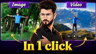Made this video from the image in one click ! 