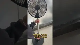 Tripole Foldable Standing Fan ( KW12 ）Rechargeable 6 Speed with Remote