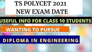 TS POLYCET 2021 NEW DATES RELEASED FOR REGISTRATION