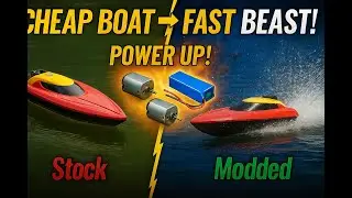 Turning a CHEAP RC Boat into a ROCKET! 🔥 Budget Speed Build!