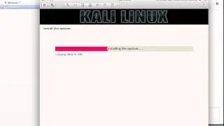 Installing Kali Linux on Macbook Pro using VMWare Fusion