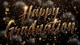 Happy Graduation Celebration 4k Animated Tv Art Screensaver No Sound Party Backdrop