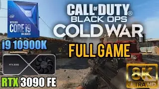 Call of Duty: Black Ops Cold War  8K Max graphics  Nvidea - RTX 3090 full game no commentary
