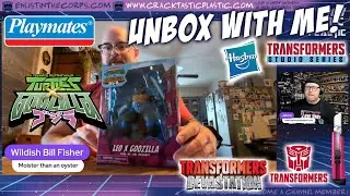 Unbox w/Me [1/24/26] Playmates Leo x Godzilla + Transformers Studio Series Devastation Sideswipe
