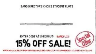Flutes For Sale | Exclusive Discount Flute Sale Code