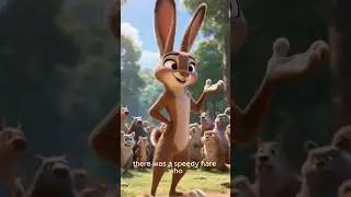 (Rabbit and tortoise Story) #kids #cartoon #monkey #kidsvideo #stories #moral