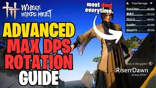 ADVANCED Strat Sword + Heavenquaker Spear PVE DPS Rotation, most damage everytime - Where Winds Meet