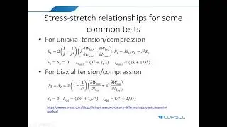 Modeling Hyperelastic Materials Using COMSOL&nbsp;Multiphysics
