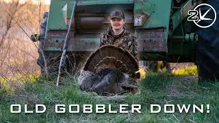 TEXTBOOK Iowa Turkey Hunt! (Old Gobbler Down Before SUNRISE)