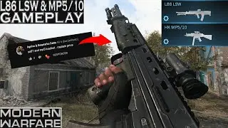 Modern Warfare L86 LSW (SA87) & HK MP5/10 (MP5) Gameplay
