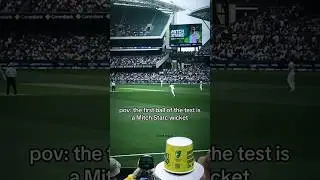 Mitchell Starc First Ball Wicket #shorts #cricket #mitchellstarc