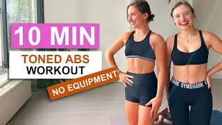 10 MIN TONED ABS WORKOUT // Get defined abs for summer, super quick NO EXCUSES | Twice as Fit