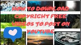 Copyright free videos for youtube | Download for free