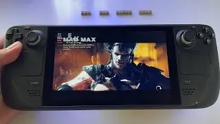 Mad Max - Steam Deck handheld gameplay (max graphics)