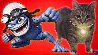 OIIAOIIA CAT & CRAZY FROG -Spinning Cat (TECHNO - Synthwave REMIX) Cat Brainrot Video - NOW OR NEVER