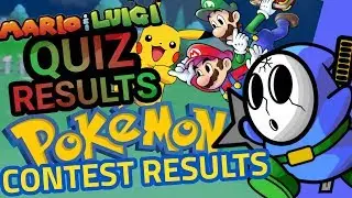 Mario And Luigi Quiz And Pok&egrave;mon Contest WINNERS AND RESULTS | ShyNinjaGuy