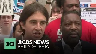 State legislators, transit advocates rally at Philadelphia City Hall for SEPTA funding