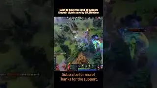 I wish to have this kind of support. Smooth save by SR.Thiolicor #dota #dota2 #dota2gameplay