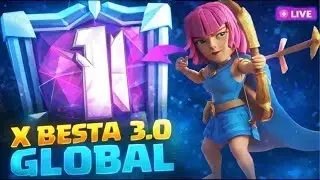 🔥 AO VIVO — X-BESTA 3.0 NO TALOO! | PUSH DE TROFÉUS E DECK META 🔥