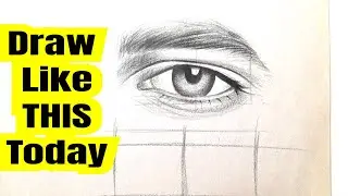 Eye Drawing Tutorial For Absolute Beginners | NO EXPERIENCE Needed | How To Draw Eyes Step By Step