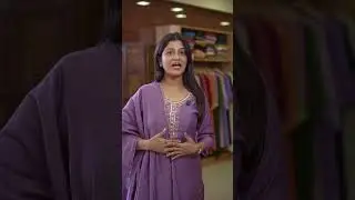 Elegant Chanderi Suit , finished with delicate handwork.