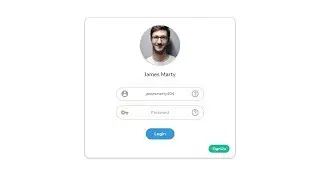 Stunning login screen design | HTML & CSS
