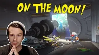 NEW MAP ON THE MOON! | Overwatch | Soldier/Mercy Gameplay