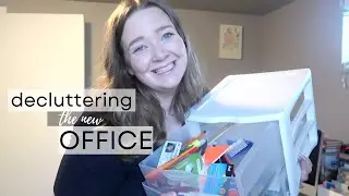 Decluttering my NEW Office | Journey to Minimalism 2022