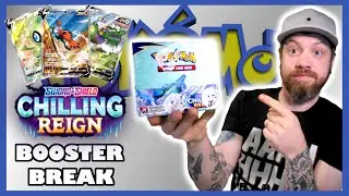 Pokemon TCG CHILLING REIGN Booster Box! *NEW* Pokemon Card Opening!