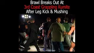 Brawl Breaks Out At 3rd Coast Grappling Kumite After Leg Kick & Mushing