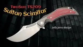 NEW! TwoSun TS209 Sultan Scimitar Flipper by Jelly Jerry