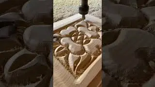 Hypnotic CNC Wood ASMR 🌳 | Smooth Routing & Relaxing Wood Carving Sounds